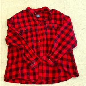 Faded glory plaid long sleeve